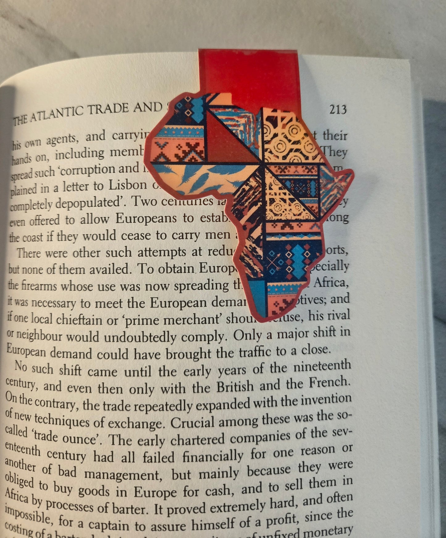 Africa in Patterns Magnetic Bookmark