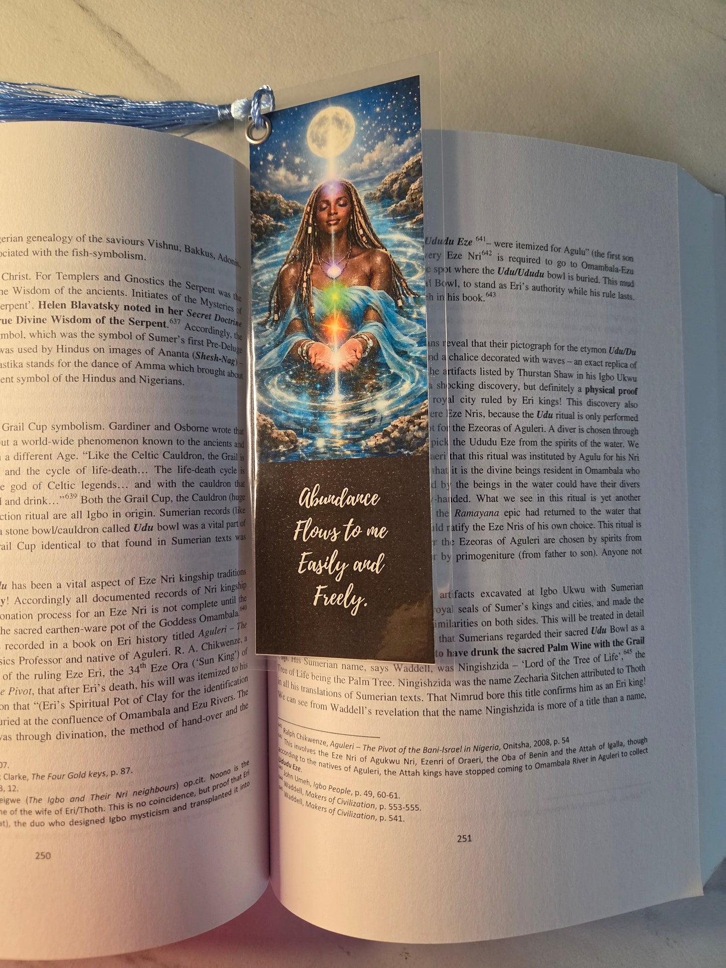 Abundance Flows Freely Bookmark