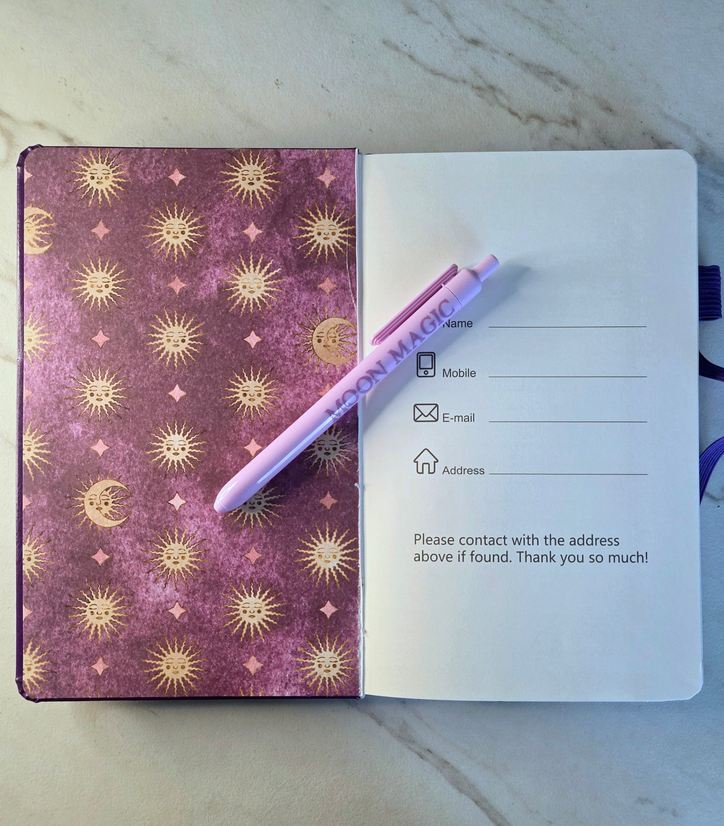 You Are Made of Magic Journal, Gift Idea, Unique Journal, Purple and Lavender