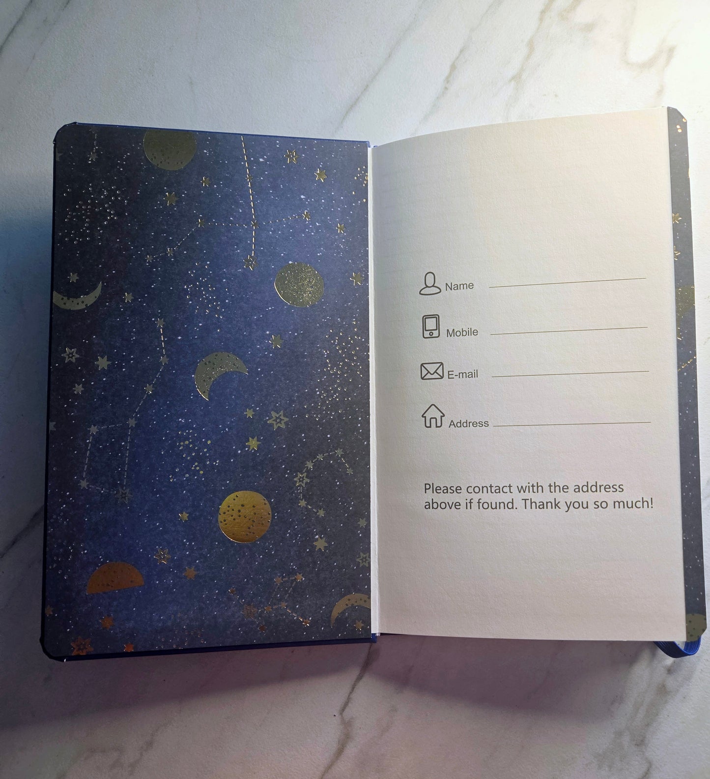 You Are Magic Journal, Gift Idea, Unique Journal, Navy and Gold