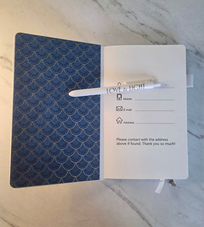 Stay Wild Journal, Unique Keepsake, White and Gold