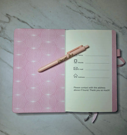 Dream It Believe It Achieve It Journal, Unique Keepsake, Pink and Gold