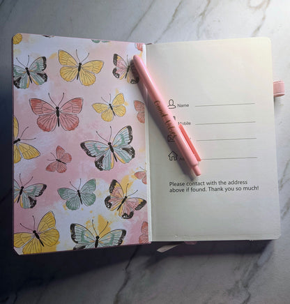 Enjoy The Little Things Journal, Unique Keepsake, Pink and Gold